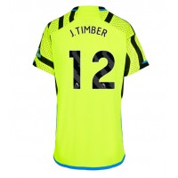 Arsenal Jurrien Timber #12 Replica Away Shirt Ladies 2023-24 Short Sleeve